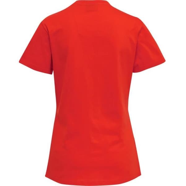 Hummel S/S t-shirt dam - röd - L