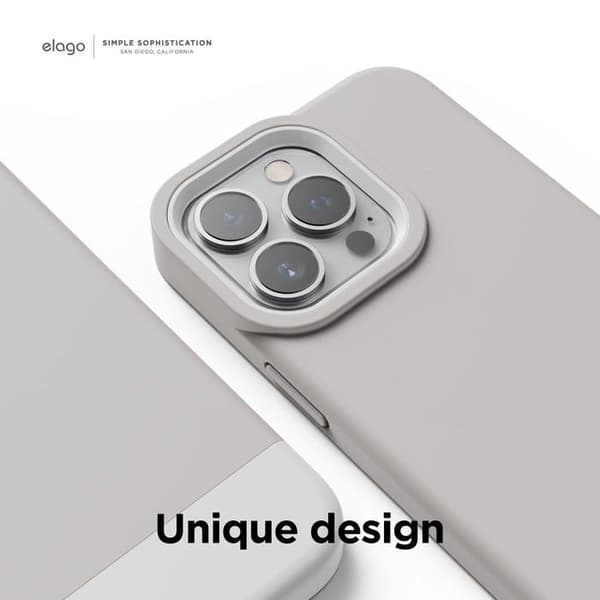 Elago Coque iPhone 13 Pro - Bumper TPU + Polykarbonat Grå (ES13GL61PRO-STWH)
