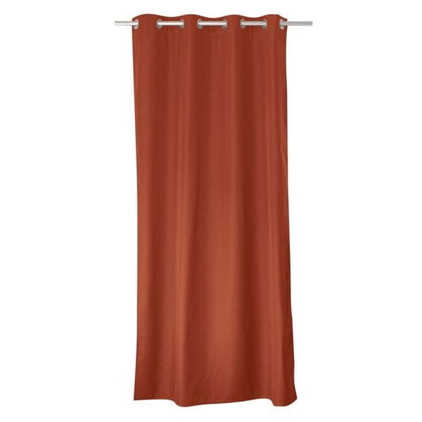 Mikrofibertemperaturgardin med foder Terracotta 135x240 cm
