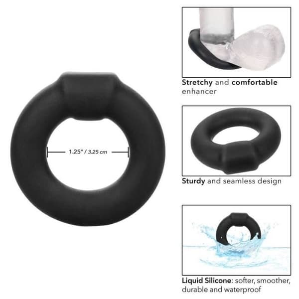 CALIFORNIA EXOTICS ALPHA OPTIMUM RING SVART