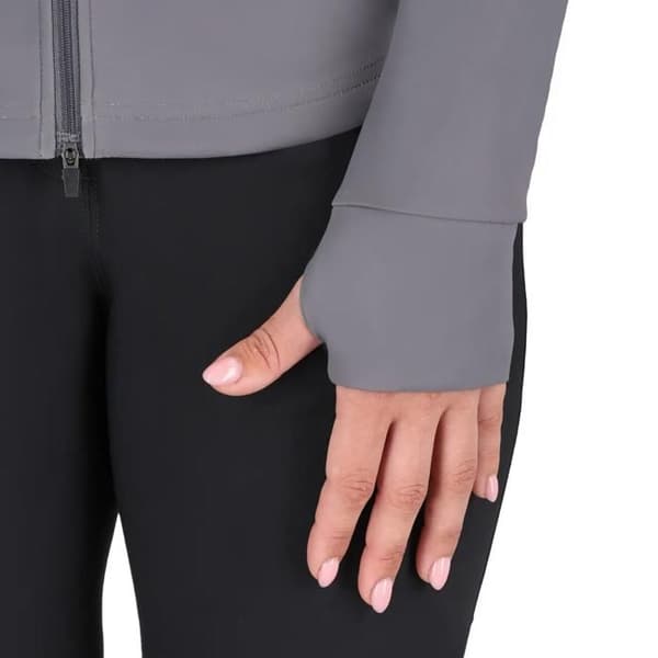 Ryttarjacka full zip dam QHP Oakleigh - stålgrå