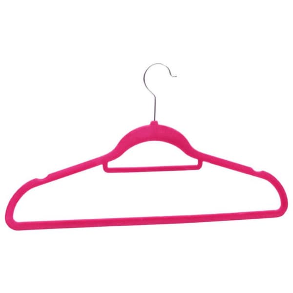 Halkfria galgar - vidaXL - 20 st - Rosa - Sammet - Samtida design