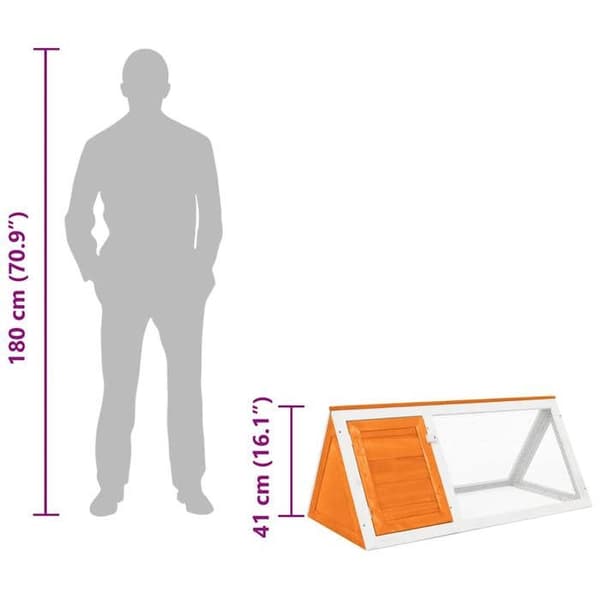 vidaXL Pet Cage Wood