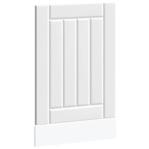 vidaXL Diskmaskinpanel Lucca vit ingenjörsträ 853887