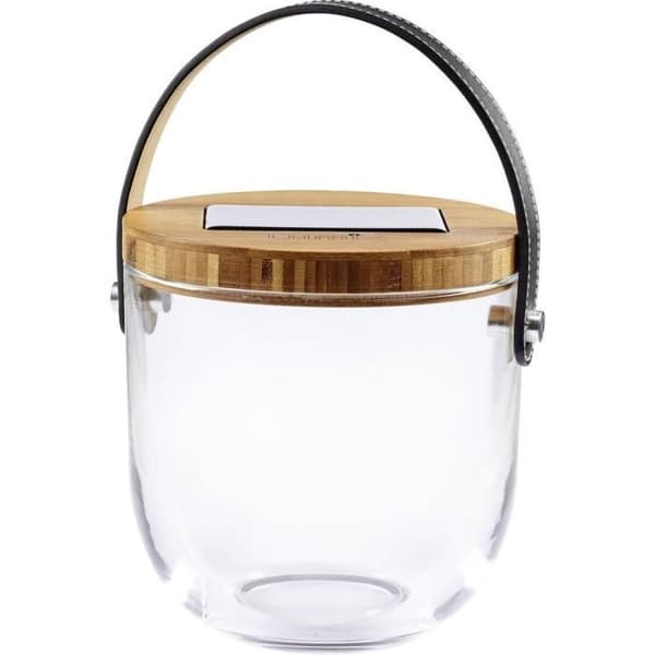 Dekorativ belysning - Krinner - Deco Glass Basic 22500 - LED - Varm vit - Glas och bambu