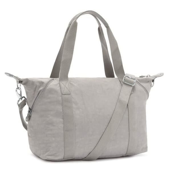 Axelväska - Kipling - Basic Eyes Wide Open Art Tote - Grå - 35x28x19 cm - 410 g
