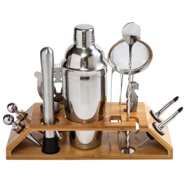 Bartender set - Klausberg - KB7654 - 13 delar - Silver - Metall, Plast