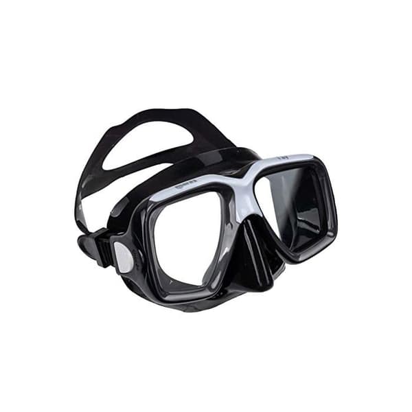 Dykmask - Mares - Ray - Silikon - Svart - En storlek