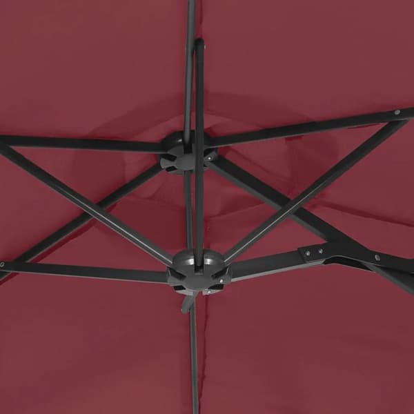 Parasol med dubbel topp vidaXL