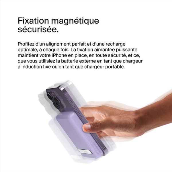Trådlös magnetisk extern batteri 5000mAh - Belkin