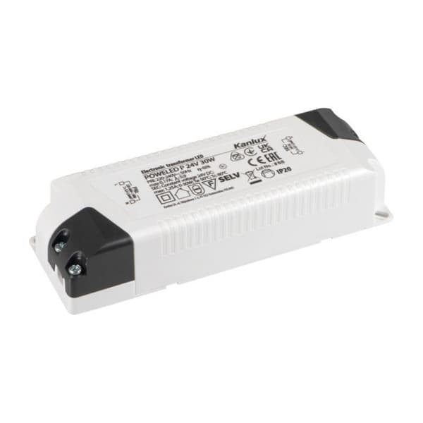 LED-transformator Elektronisk - KANLUX - KL-26815 - 24V - 30W - Kompakt
