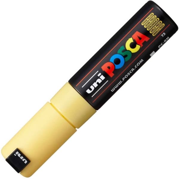 POSCA Stor Mejselspets Markör Halm Gul