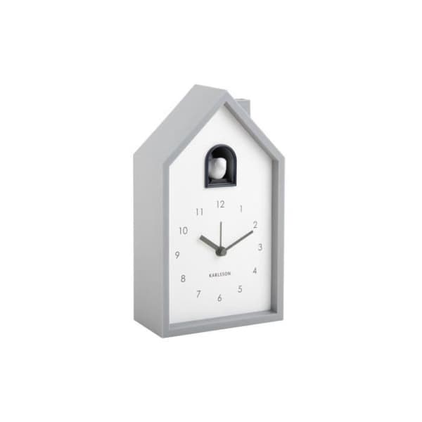 Väckarklocka - KARLSSON - KA6015GY - Grå - Plast - Inomhus