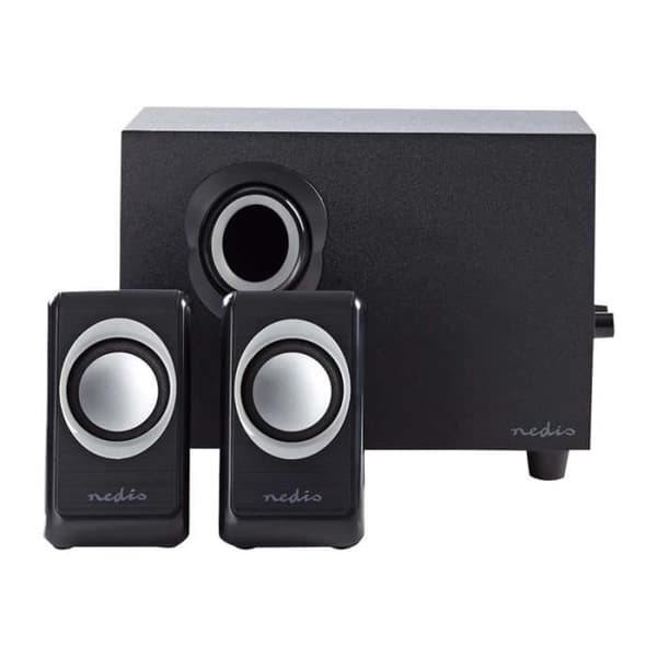Nedis Canal 2.1 16 Watt PC-högtalarsystem svart