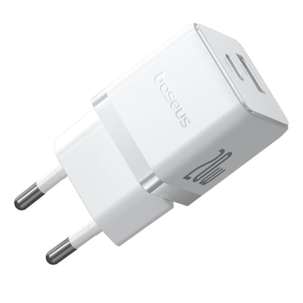 Laddare - BASEUS - Palm (CCZC20UE) - 20W - USB Typ-C - Månsfärgad