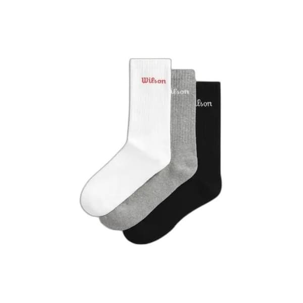 Wilson Logo Strumpor U (x3) - multi - Flerfärgad - M