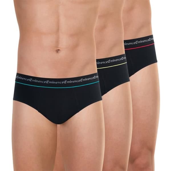 Förpackning med 3 Affärshorts för män Svart