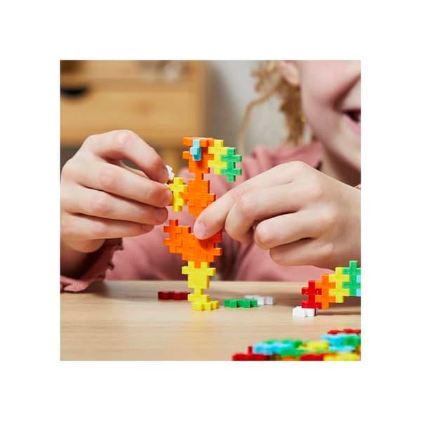 Utbildande byggset - PLUS PLUS - Mini - 600 bitar - Regnbåge - Flerfärgad - Påfyllning - Plast