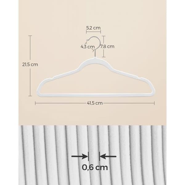 Klädhängare Songmics - CRF026W20