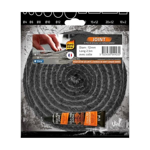Flätad slang PYROFEU 4559 12mm hög temperatur