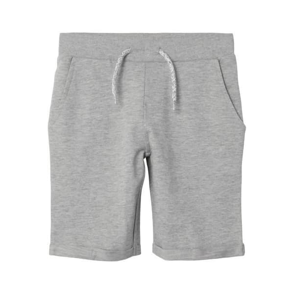 Shorts - NAME IT - Vermo - grå melange - 100% bomull - baköglor