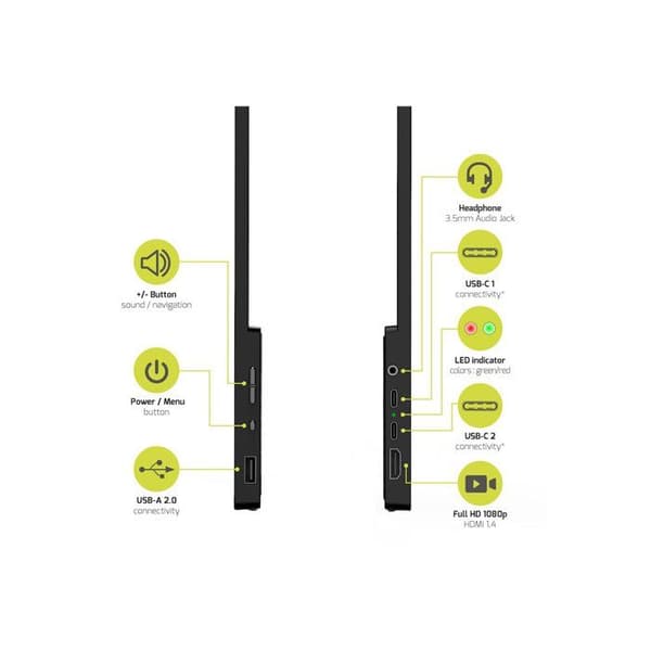 PORT Connect NOMAD - LC-skärm