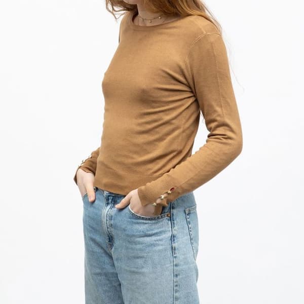Pull maille minna col rond Dam ONLY