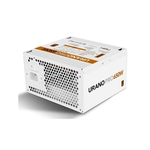 Nox 650W strömförsörjning 80 PLUS Bronze-certifiering Urano PRO vit ultra tyst