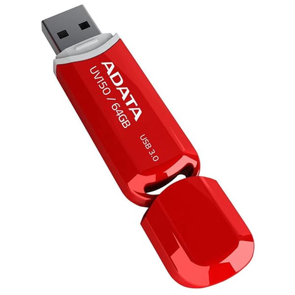 ADATA USB-minne 64GB USB3.0 UV150 Röd - AUV150-64G-RRD