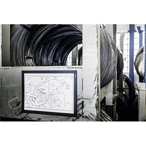 Displayramar - HÅLLBAR - Duraframe Magnetisk Plus - Paket med 2 - A4 - Svart