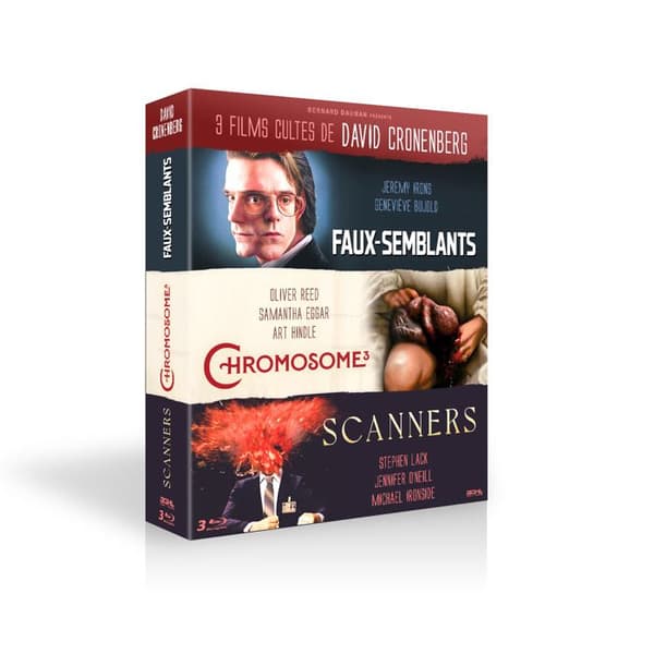 Coffret David Cronenberg Tre kultfilmer Blu-ray