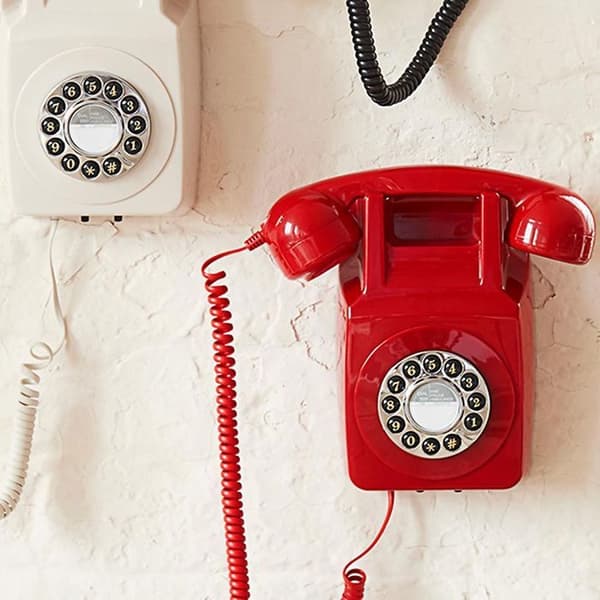 Retro väggtelefon GPO 746 Ivory