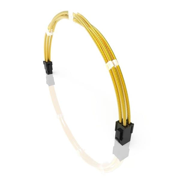 Modulär strömkabelförlängning - LINKUP - PEM-MT4C-GO50 - 50 cm - 4-pack - Förvaringskam