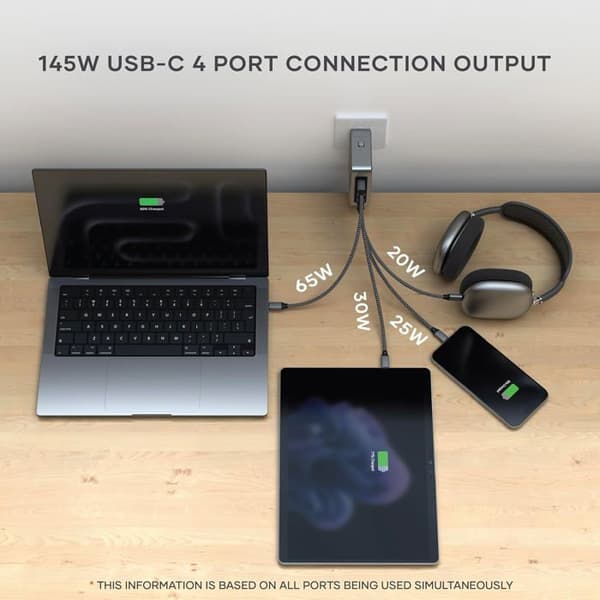 Gan Satechi USB-C reseladdare