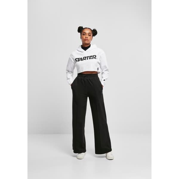 Urban Classics Starter Cropped hoodie för kvinnor