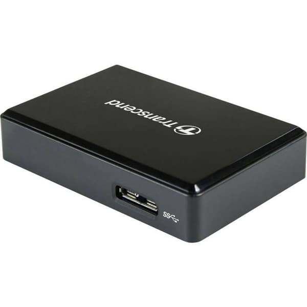 Transcend Extern USB-C® Minnekortläsare (USB 3.1 Gen 1) svart