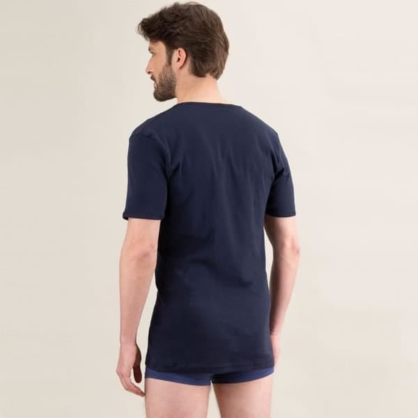 Classics V-ringad T-shirt Blå