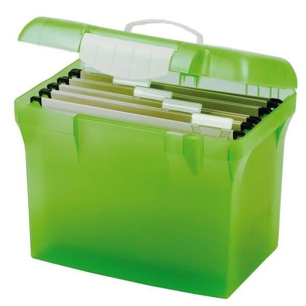 ELBA resväska + 5 hängmappar L'Oblique AZ - Transparent