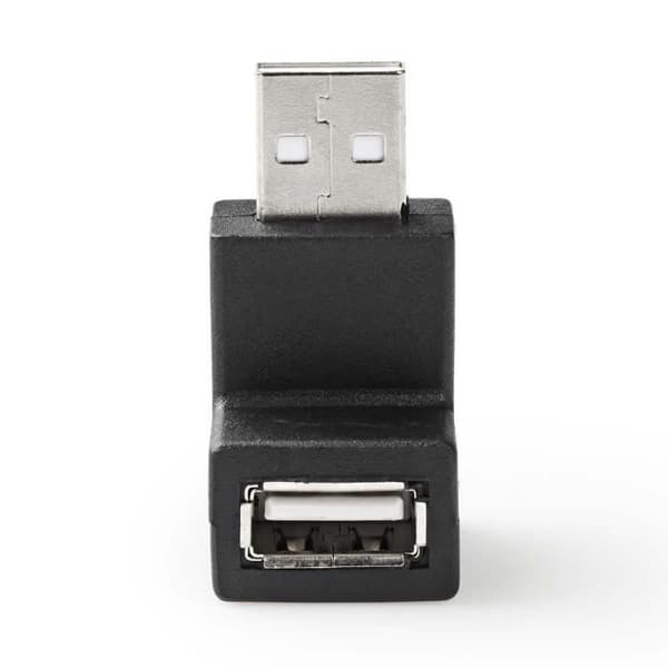 NEDIS CCGB60930BK USB-A Adapter - Svart - USB 2.0 - 480 Mbps