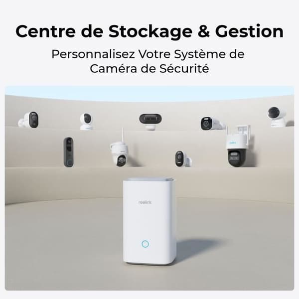 Hub inomhus - REOLINK - Kompatibel med Google Home - Vit