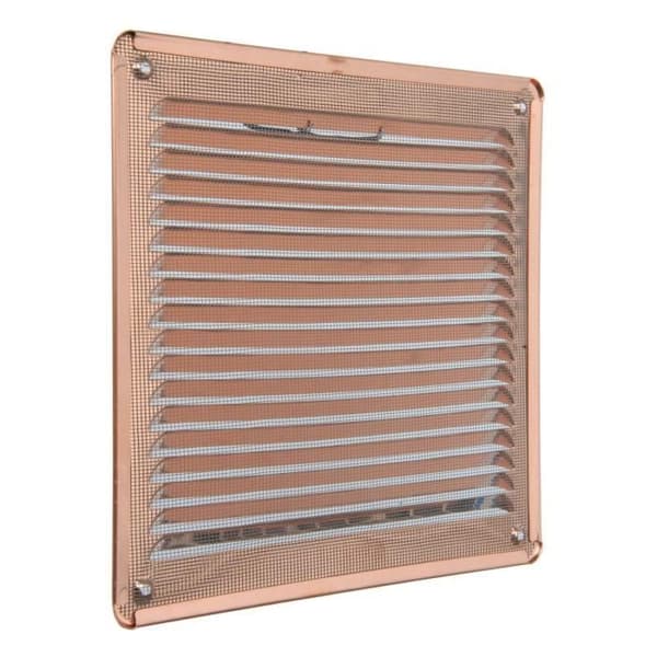 Rete Ventilation Quadra överläggsgaller, koppar - LAR2323RA