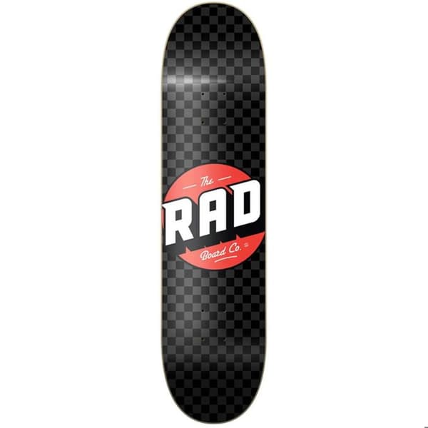 Skateboard RAD Board Checker - Grå - 8,125"