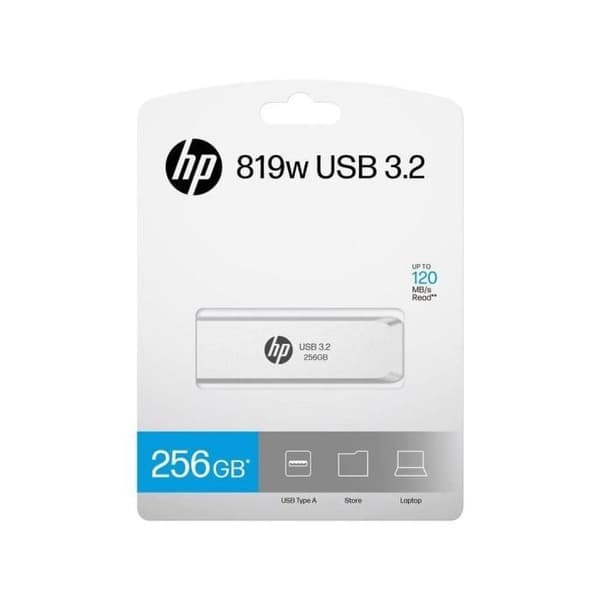 USB-minne HP HPFD819W-A-256 256GB USB 3.2 Gen 2 Silver