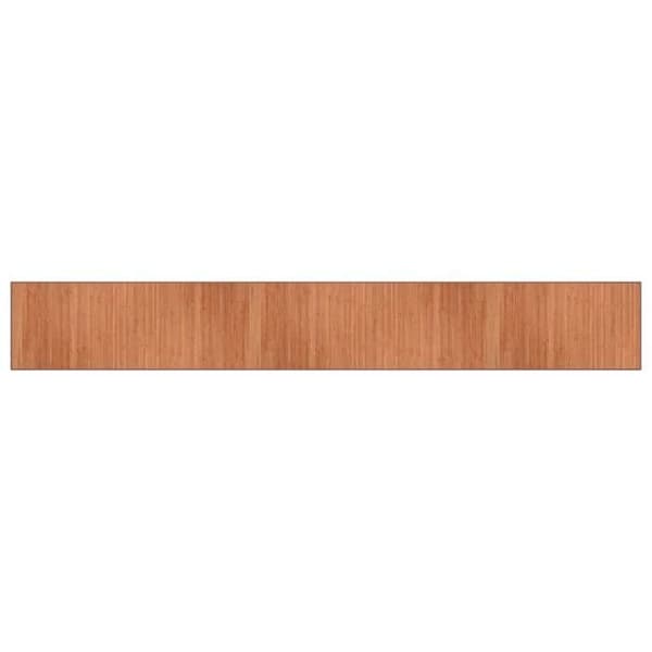 vidaXL Rektangulär matta brun 70x500 cm bambu, vardagsrumsmatta, köksmatta, rektangulär matta, sovrumsmatta 376890