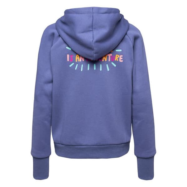 Flicka Elbrus Ragna zip hoodie - grå/blå