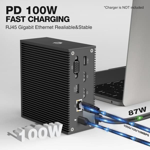 USB C-dockningsstation för MacBook Pro/Air - BIGBIG WON