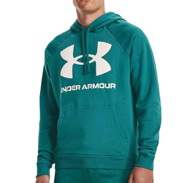 Turkos luvtröja herr Under Armour Rival Fleece