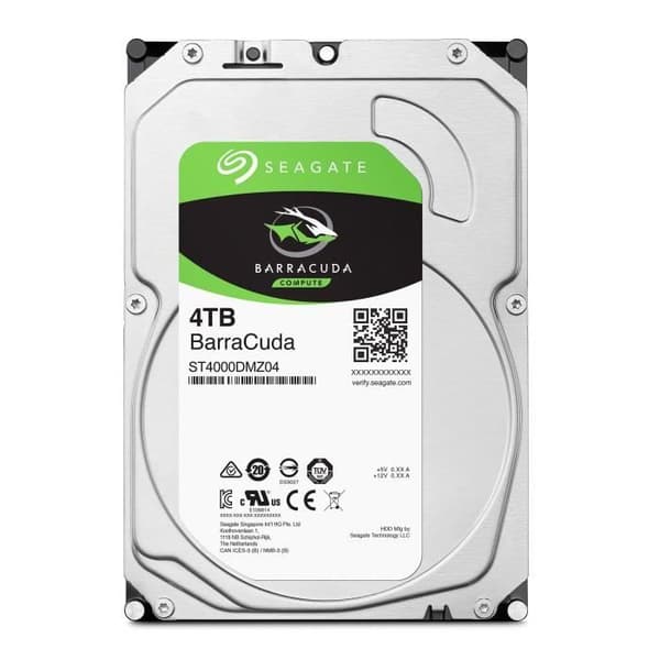 Intern hårddisk - SEAGATE - BarraCuda 4 TB - SATA 6Gb/s - 5400 RPM