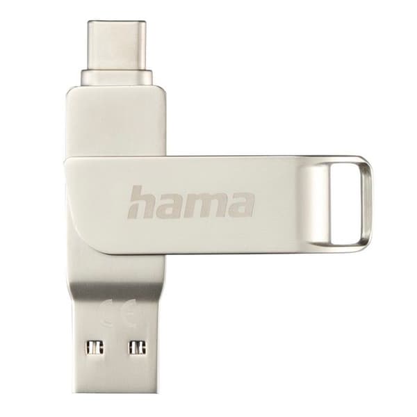 USB-minne "C-Rotate Pro" USB-C 3.1/3.0, 256GB, 100MB/s, Silver