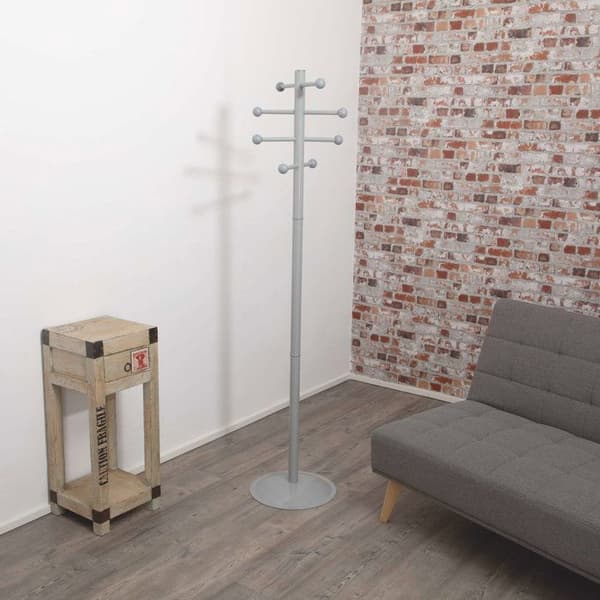 MAUL Klädhängare MAULsaphir Lite 8 krokar bas 171 cm grå
